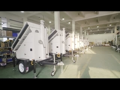 Anpassbarer solarbetriebener mobiler Solarüberwachungsanhänger für Sicherheit