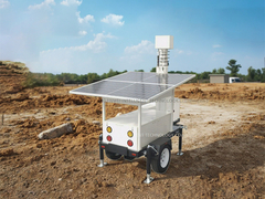 Werkstattinstallation Solar-CCTV-Anhänger