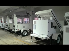 Solarbetriebener mobiler Überwachungsturm mit Solarsicherheitskameras