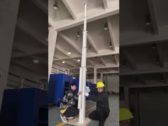 Teleskopmast für Solar-Kameraanhänger