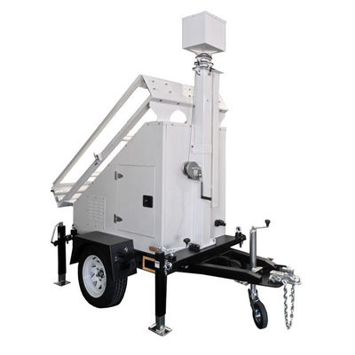 OEM-Trailer für mobile Solarenergiesysteme mit 6 m manuellem Mast