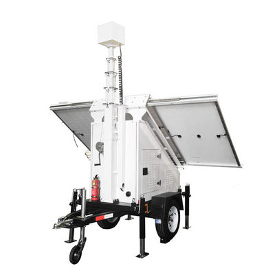 Fernüberwachung Mobile Solar CCTV Trailer mit PTZ Kamera Box