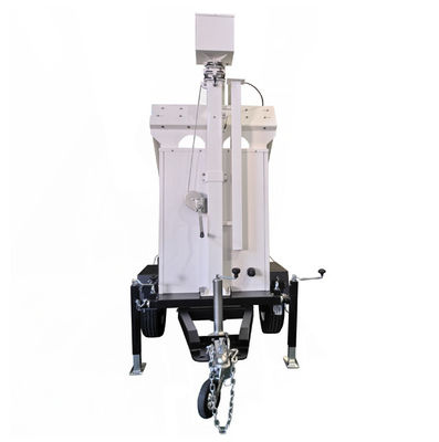 Mehrfunktionales mobiles Solartrailer mit 3*400W-Solarpanel 6m Mast