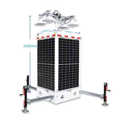 Solarmobile Überwachungseinheit Mobil Solarlichtturm für Arbeitsplätze Veranstaltungen