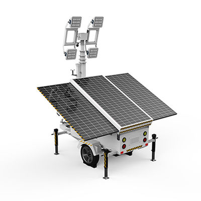 US-Standard-Solarstrom-LED-Beleuchtungsturm DC 48V für Nachtplatzbeleuchtung