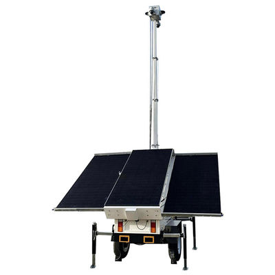 Mobilüberwachung Mobilsolar-Cctv-Fahrzeug für die schnelle Einführung von Überwachungslösungen