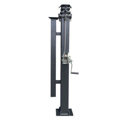 Teleskopmast 6m 19ft für Solarlichtturm Solarüberwachung Trailer