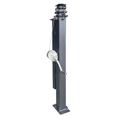 4.5m 15ft 6m 19ft Manuelle Teleskopmaste für Solar Anhänger Lifting Kameras und LED-Leuchten