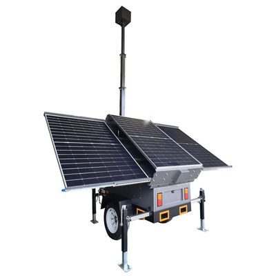 Solarenergie-Trailer Solarüberwachung Trailer für Bank Supermarkt Hotelüberwachung
