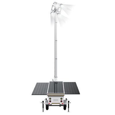 quality 7 m hoher mobiler Solarlichtturm für Abgelegene in Katastrophenhilfe factory