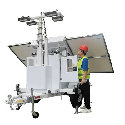 Ausgezeichnete Stoßbeständigkeit Solarbetriebene Sicherheits-Floodlight Led-Beleuchtung Für die Station Beleuchtung