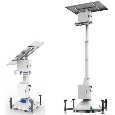 Solaranlage 420 Watt Mobilstraßenlicht Led-Turm für Straßenbau Beleuchtung