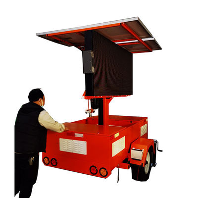 Unabhängige Stromversorgung Solarmodule Stromversorgungssystem Energie-LED-Bildschirm-Trailer für Außenwerbung