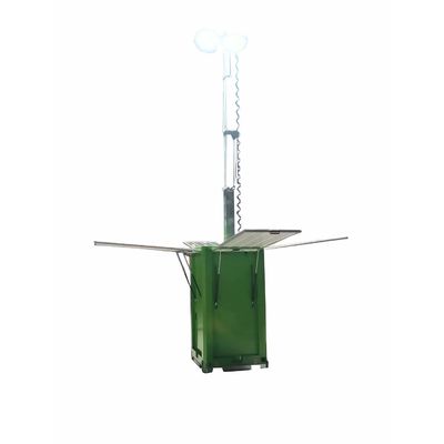 Sicherheit Stabilität Solar Led Light Tower Solar Panel System Led Cuboid Für Lagerbeleuchtung