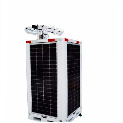 Solar-LED-Leuchte-Tower Gel-Batterie Stufe 8 Windwiderstand Solar-Led-Würfel für Straßenbau Beleuchtung
