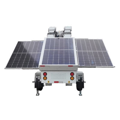 Robuste Haltbarkeit Mobiler Solarlichtturm Solarenergie-Energiesystem Gel-Batterie Led-Licht-Anhänger Für vorübergehende Beleuchtung
