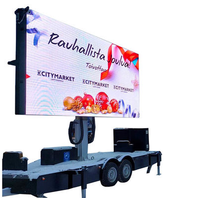 Outdoor-Full-Colour-LED-Bildschirm-Billboard-Trailer für den Touristenort