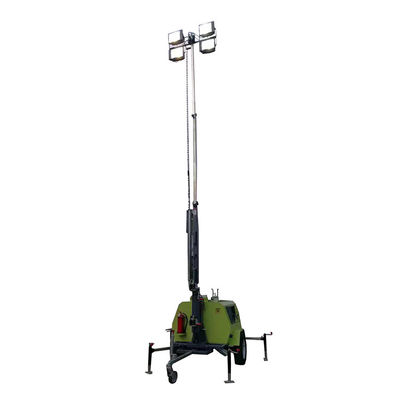 Unabhängige Stromversorgung Portable Led Diesel Lighting Tower für Hafenbeleuchtung