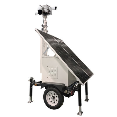 Sicherheitskamera-Anhänger Solar-Cctv-Anhänger mit 2*300W-Solarkollektoren für Baustellen