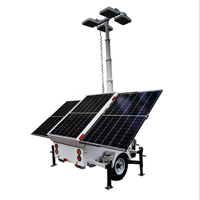 Solarlichtturm mit 7 m elektrischem Mast für Mineralbergbaubeleuchtung