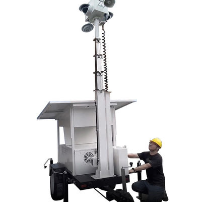 Überlegene Flexibilität Mobile Überwachungskamera Turm montiert High-Definition Cctv für die Überwachung von Minen