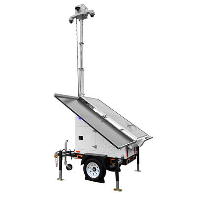 Solarkamera-Anhänger mit 3*400W-Solarkollektoren zur Überwachung von Parkplätzen