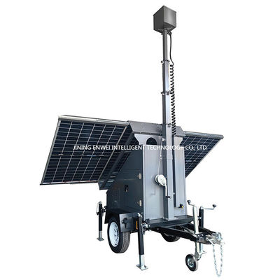 Gleichspannung 24 V mobile Solarüberwachungsanhänger Solarüberwachungstürme für Anlagenüberwachung