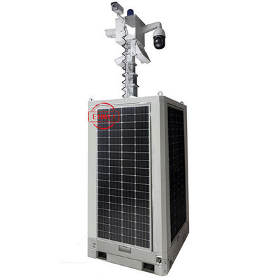 Solar-CCTV-Überwachungstürme mit elektrischem Masten zur Überwachung von Bergbaustellen