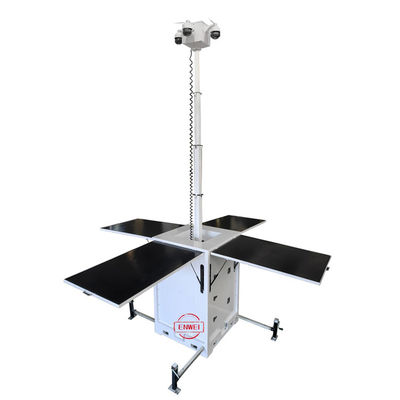 Solar-CCTV-Überwachungstürme mit elektrischem Mast zur Überwachung von Bergbaugeländen