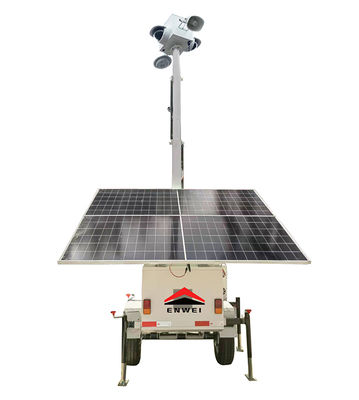 Energieunabhängigkeit Solar-Energie-Kamera Cctv-Anhänger für die Überwachung von Industrieparks