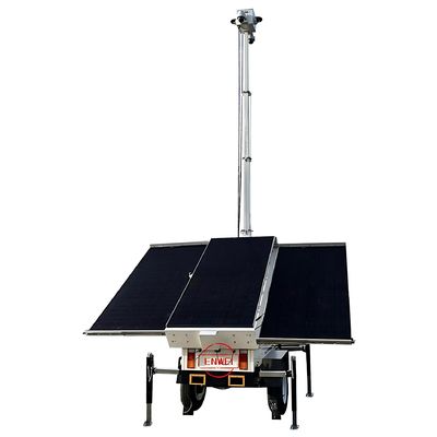 Portable Solar-CCTV-Anhänger mit 24-Stunden-Überwachung für die Sicherheit in entfernten Gebieten