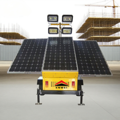 Robuste, umweltfreundliche Solar-LED-Beleuchtungsanhänger für die Beleuchtung von Chemieparks