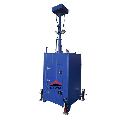 Einfache Installation Mobilfunk-Sicherheitskamera CCTV-Turm für die Überwachung von Industrieparks