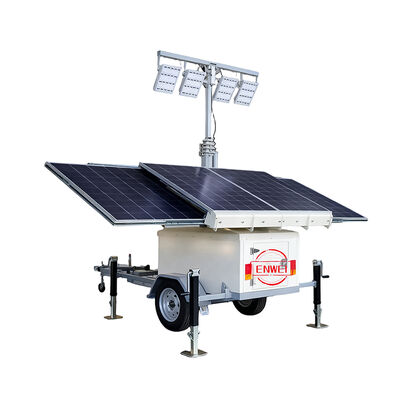 Mobiler Solarsicherheits-LED-Lichttrailer für Bergbau-/Landwirtschaft/Fernbelichtung