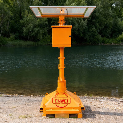 Solar-Beleuchtungsturm mit Überwachung CCTV-System Kubik Solar-Turm für Outdoor-Bautechnik