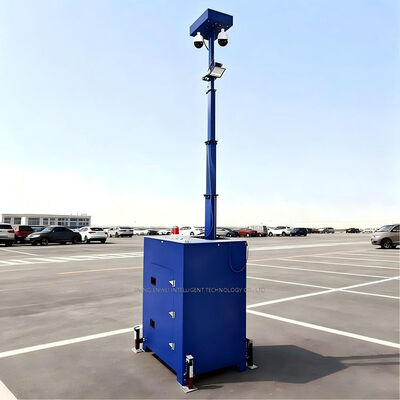 Cube Mobile Surveillance Tower Schnell einsetzendes Sicherheitssystem Optionale Solarzellen