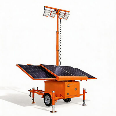 Industrieller Solarlicht-Anhänger für den Off-Grid-Einsatz, ideal für Vermietungsunternehmen und Bauunternehmer, CE-zertifiziert